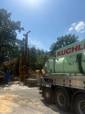 fachkundige Verwertung von Bohrschlamm